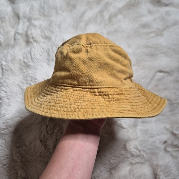 Mustard Yellow Bucket Hat Universal Thread Cotton Blend Fall Spring Summer Stree - Picture 4 of 9
